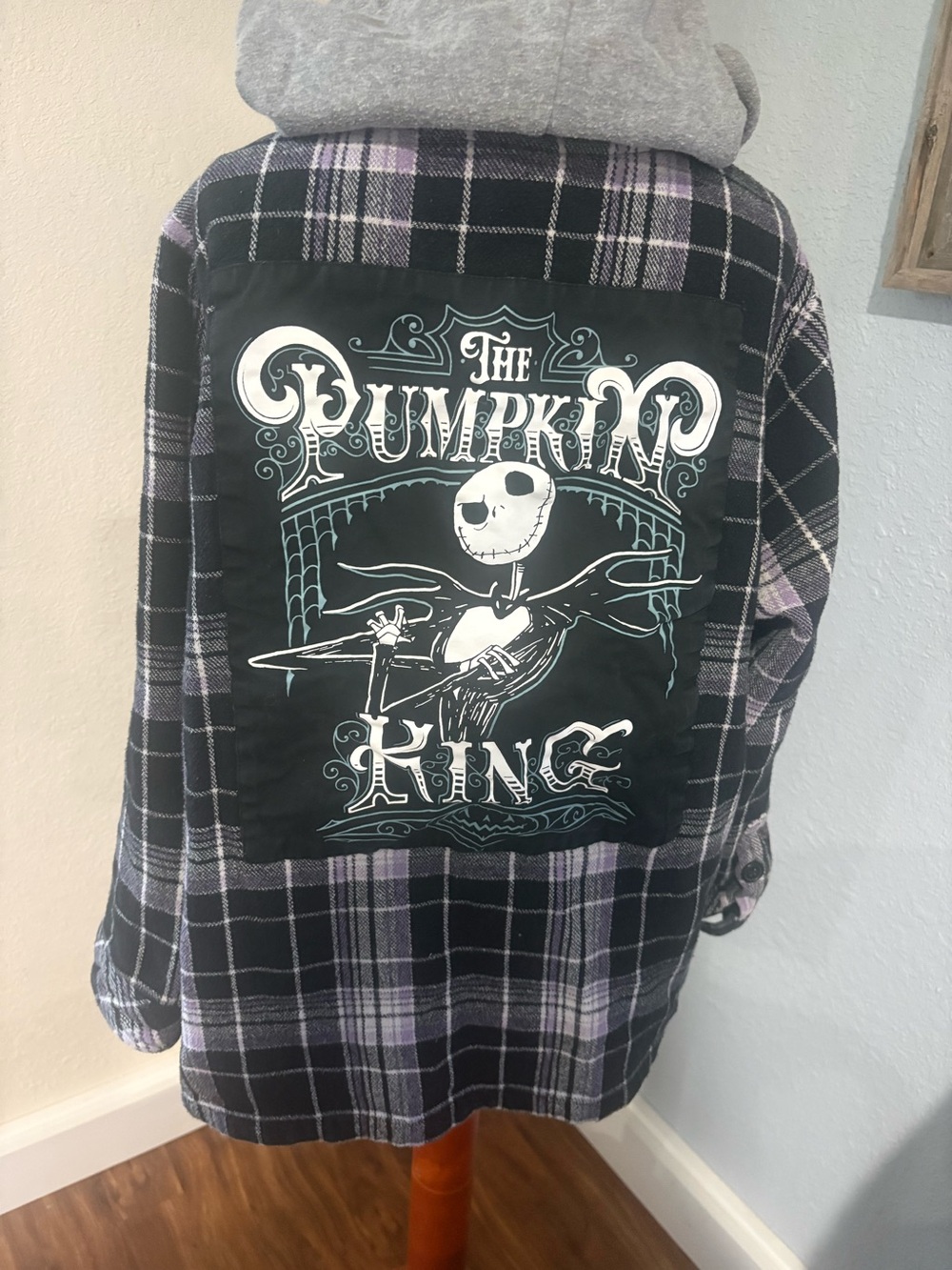 Torrid Nightmare Before Christmas Jack Skellington Plaid Shacket Jacket 2X